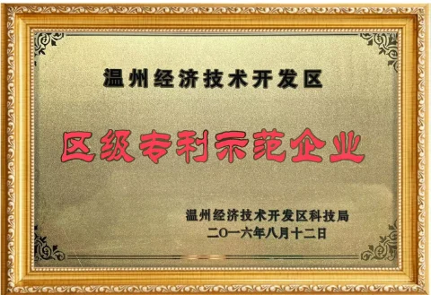 区级专利示范企业